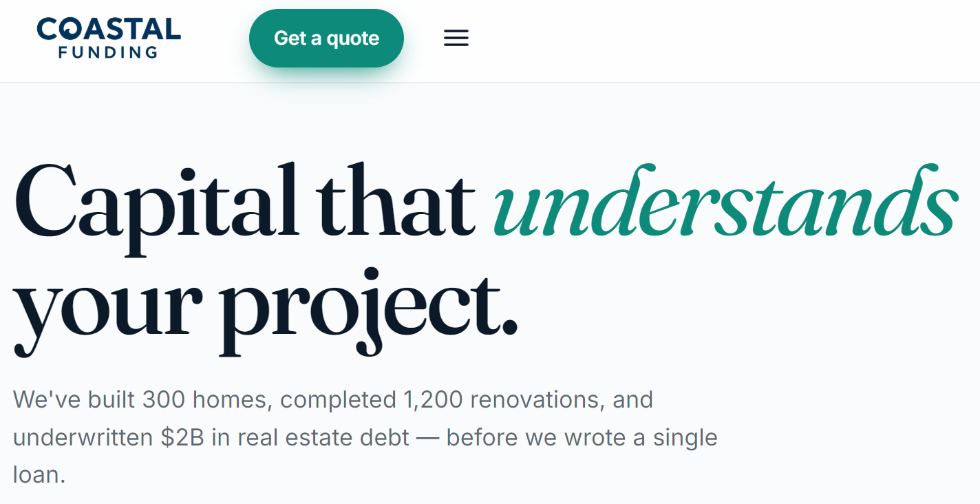 Daniel Barres – Real Estate Loans from Coastal Funding